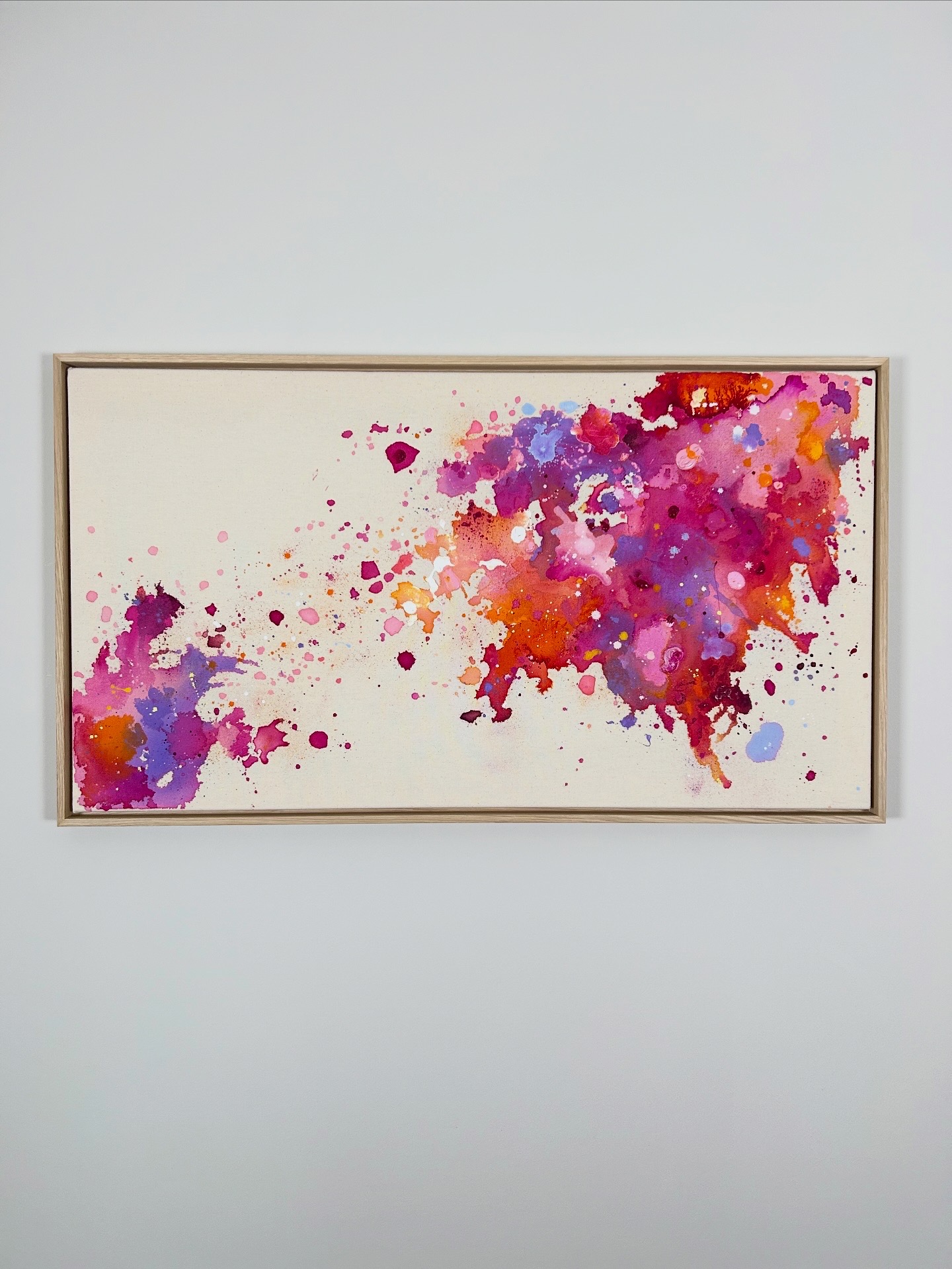 Innenleben, 2025, Acryl auf roher Baumwollleinwand